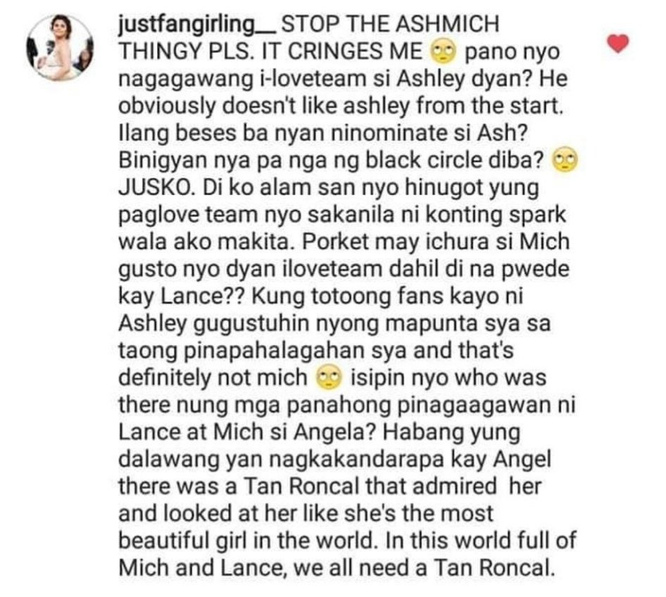 crizanism's tweet photo. my response to this.

Hope baby girl @ashdlmundo can see this. This is ASHMICH'S POV 😌💜

-a thread- https://t.co/HuGDWLnO2D