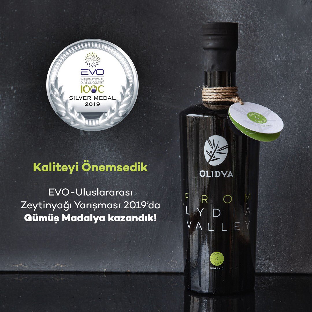 İtalya’da düzenlenen, Dünyanın en prestijli zeytinyağı kalite yarışmaları arasında olan EVO - International Olive Oil Contest @evoiooc 2019’da Young&Verde ile Gümüş Madalya’nın sahibi olduk. #bestoliveoil