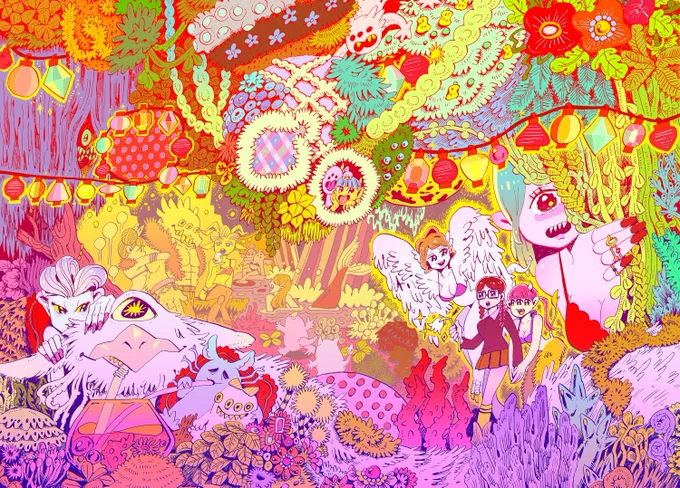 漫画の仕事は他の連載もあるのでお断りしていますが、イラストの仕事はお受けしています！
（条件によってはお断りしています！申し訳ないです。）
お待ちしてします〜。 