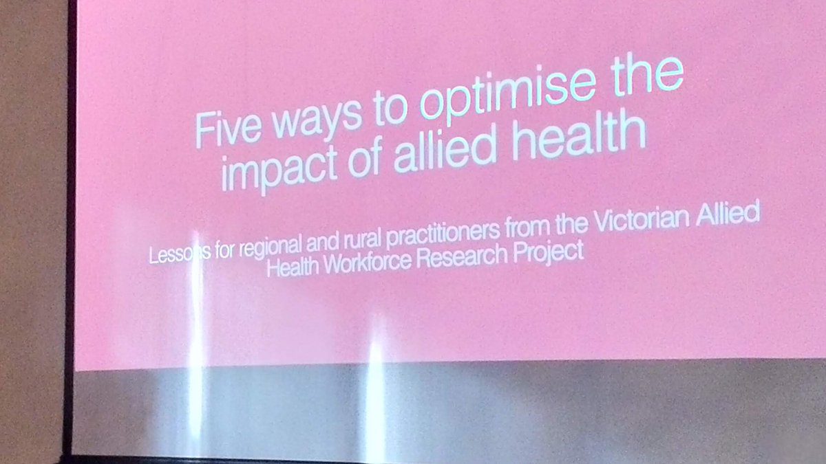 negvahc's tweet photo. #NEGVAHC2019 Keynote address from @SusanNancarrow outlining how to optimise the impact of #alliedhealth - find your narrative, understand what it is you do, and be able to explain it, and its #impact. https://t.co/FBzba4vVhG