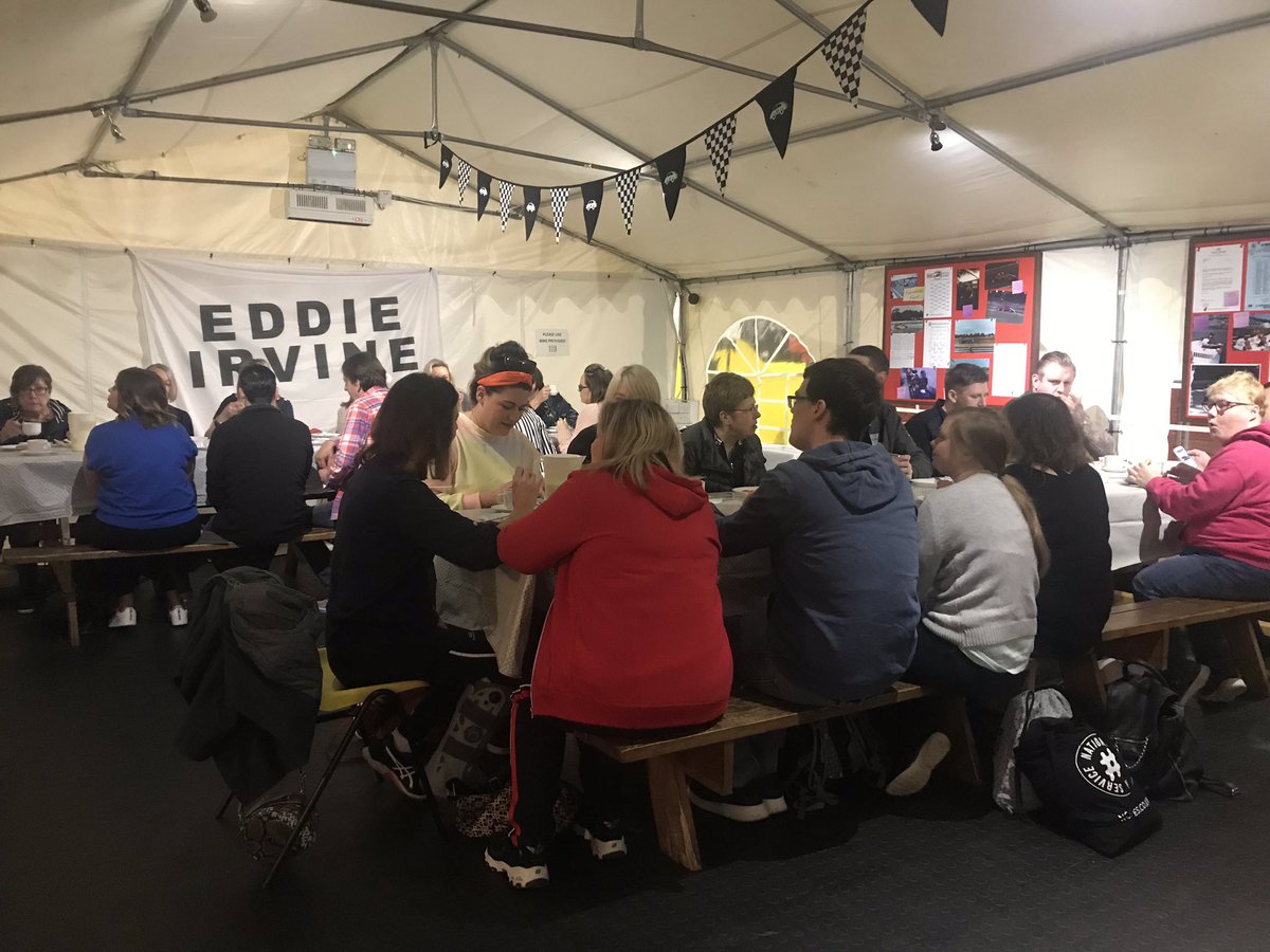 Breakfast <a href="/eisports/">Eddie Irvine Sports</a> this morning celebrating a wonderful year <a href="/NOW_Group/">NOW Group</a> <a href="/lovelyloaf/">Loaf Catering</a> <a href="/gauge_impact/">Gauge Impact</a> - the go kart battle is on!!