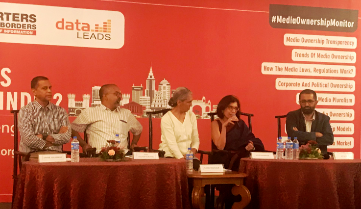 iijnmbangalore's tweet image. Dean Kanchan Kaur was the moderator for a panel discussion on 'Who owns Indian media and why ownership matters?' conducted by @data_LEADS in collaboration with Reporters Without Borders 
@RSF_en on the launch of India's #MediaOwnershipMonitor on May 29th, 2019.
@healthai