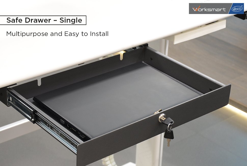 ebcohardware's tweet photo. Ready to mount Safe Drawer - Single is thoughtfully designed to store laptops, stationery or other valuables at home or offices.
To know more visit – https://t.co/UqmujymMX8
#ErgonomicsAtWork #EaseAtWork #Worksmart #Ebco #SimplifyingLives https://t.co/zqBK6X35sQ