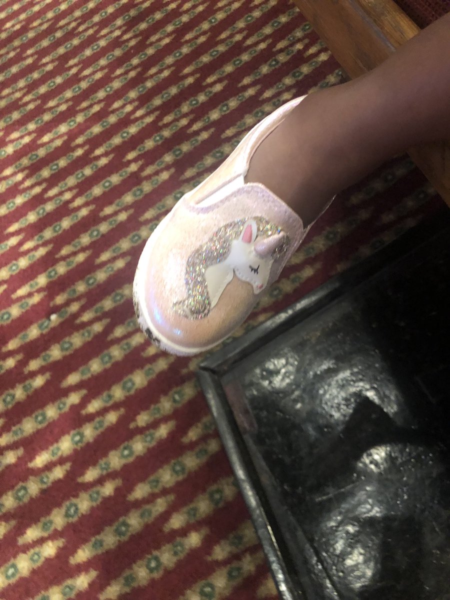 LiciB's tweet photo. Yeah?! Well... I betchu ain’t wear no Unicorn Slides and a Tutu to church tuhday😏❤️ #BabyBudsChoice #asyasminrosegrows #sheTHINKshecute #yup #think #SundaySmiles https://t.co/MInr2kgJhZ