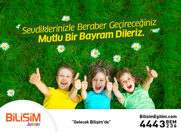 Aileniz ve sevdiklerinizle iyi bayramlar geçirmeniz dileğiyle...🍭

#BilişimJunior #bayraminizkutluolsun #iyibayramlar #bayram #ramazanbayramı