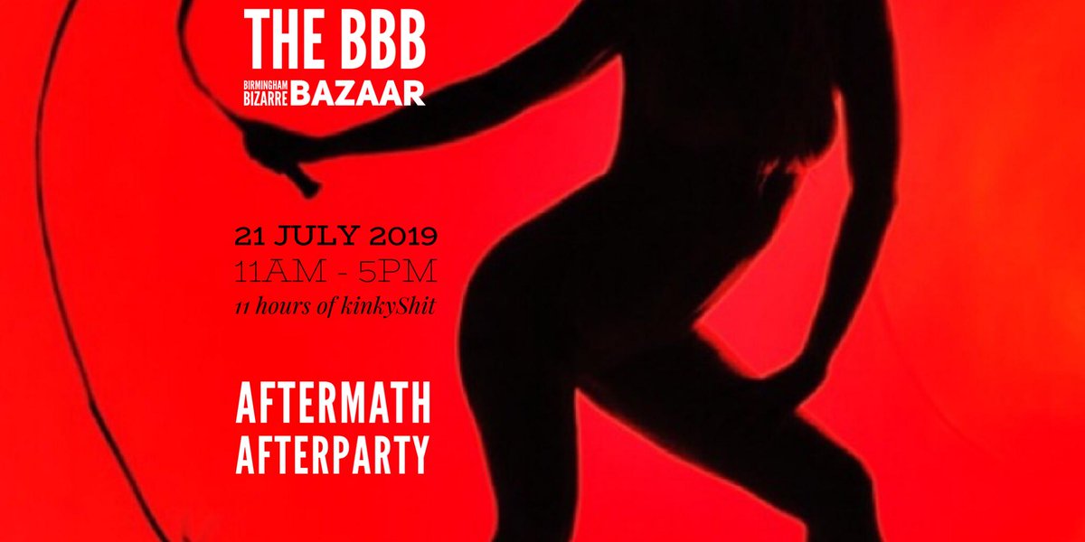BBBAltFetBazaar's tweet photo. The next @BBBFetishBazaar #Aftermath are on 21 July 2019 @Nightingaleclub #fetishmarket #kinkyShopping #fetishtraders #bdsm #latex #leather #electroplay #MedicalPlay #flogging #caning #spanking @AltModelContest #getYourTatsOut #kinkyInk
11hrs of #kinkyFun #steampunk #strapon https://t.co/acnN5bJ8fc