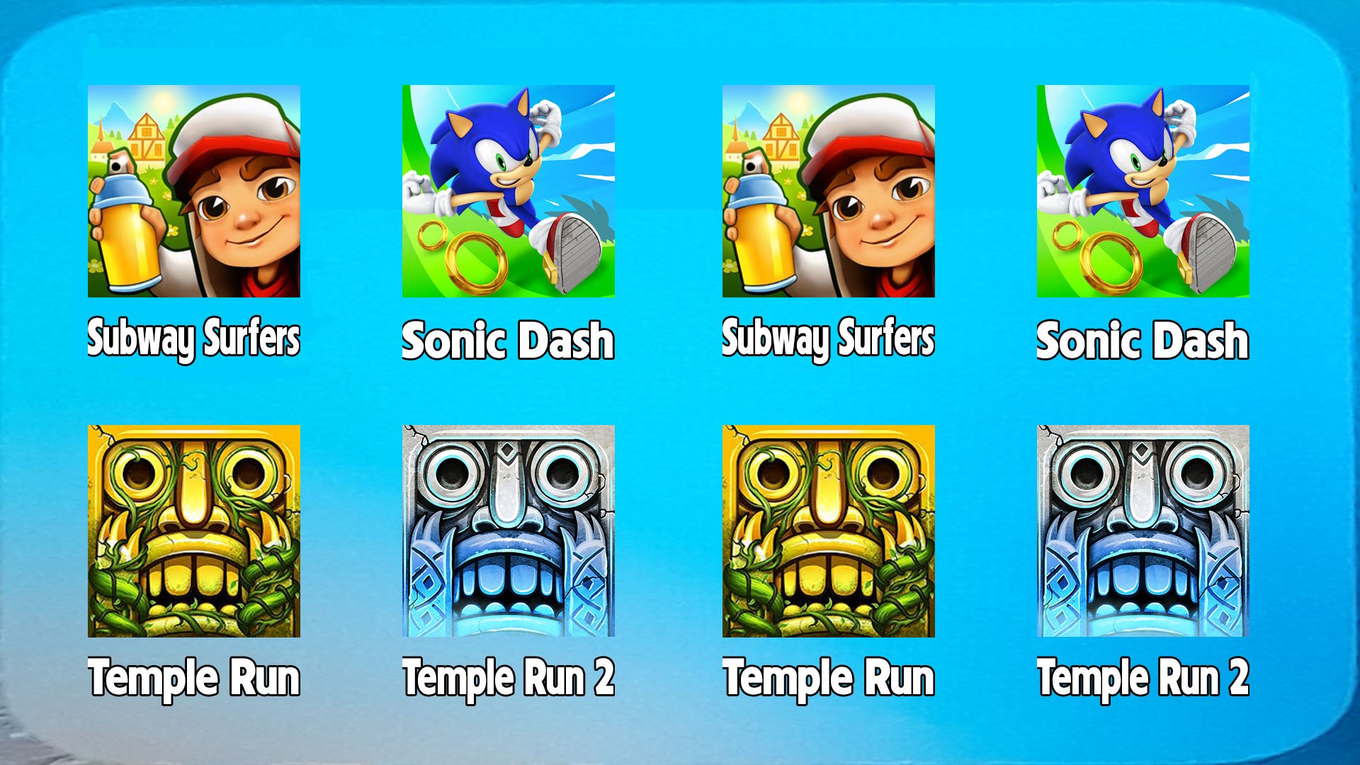 Double tap ❤ if you used to play Temple Run 2 and Subway Surfers