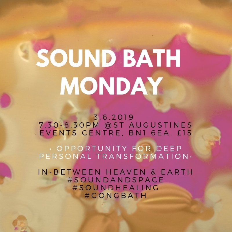SoundnSpace's tweet photo. TONIGHT 7.30pm Sacred Sound Bath Monday - personal transformation - https://t.co/YTiYupmMI0 https://t.co/h71JLmxVdk