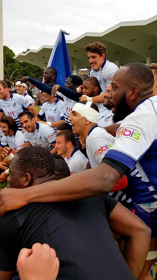 Saint-Denis s'incline 14 à 30 face à une équipe de Sarcelles plus agressive dans son jeu. Saint-Denis n'a pas développé son rythme habituel. 
La saison est belle et la montée en F2 est acquise. 
#sdus