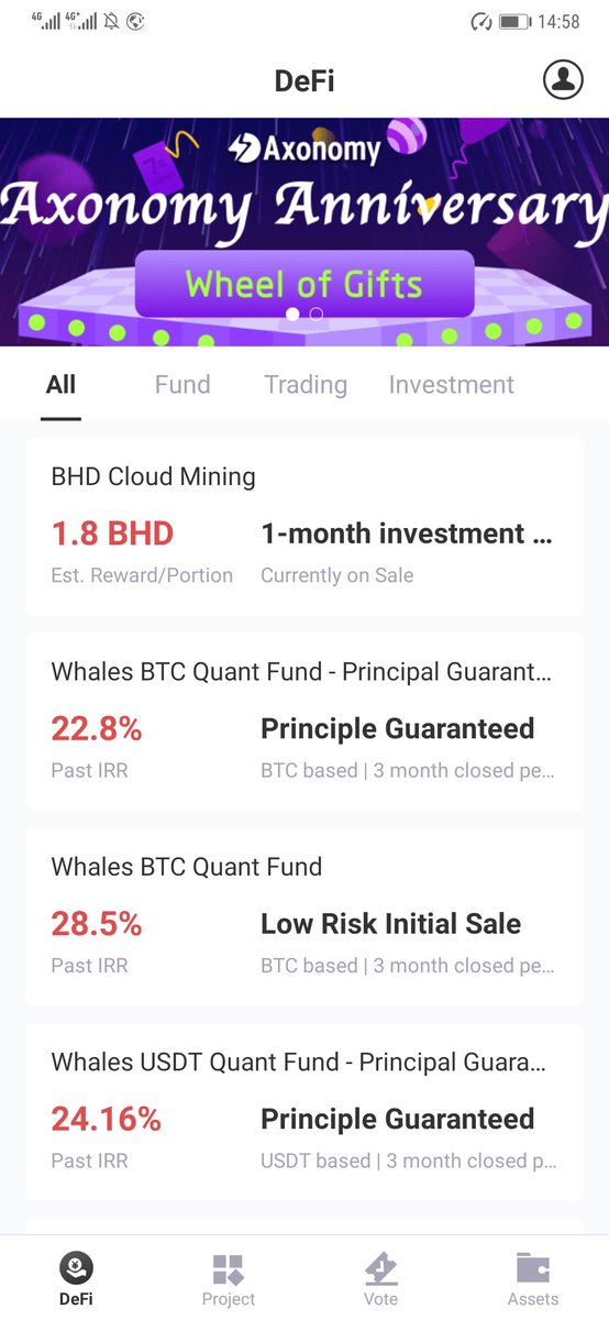 Axonomy1's tweet image. Axonomy fully upgraded our App, launching a variety of products for you to select. While you invest you are also mining and gaining profit. WIN-WIN