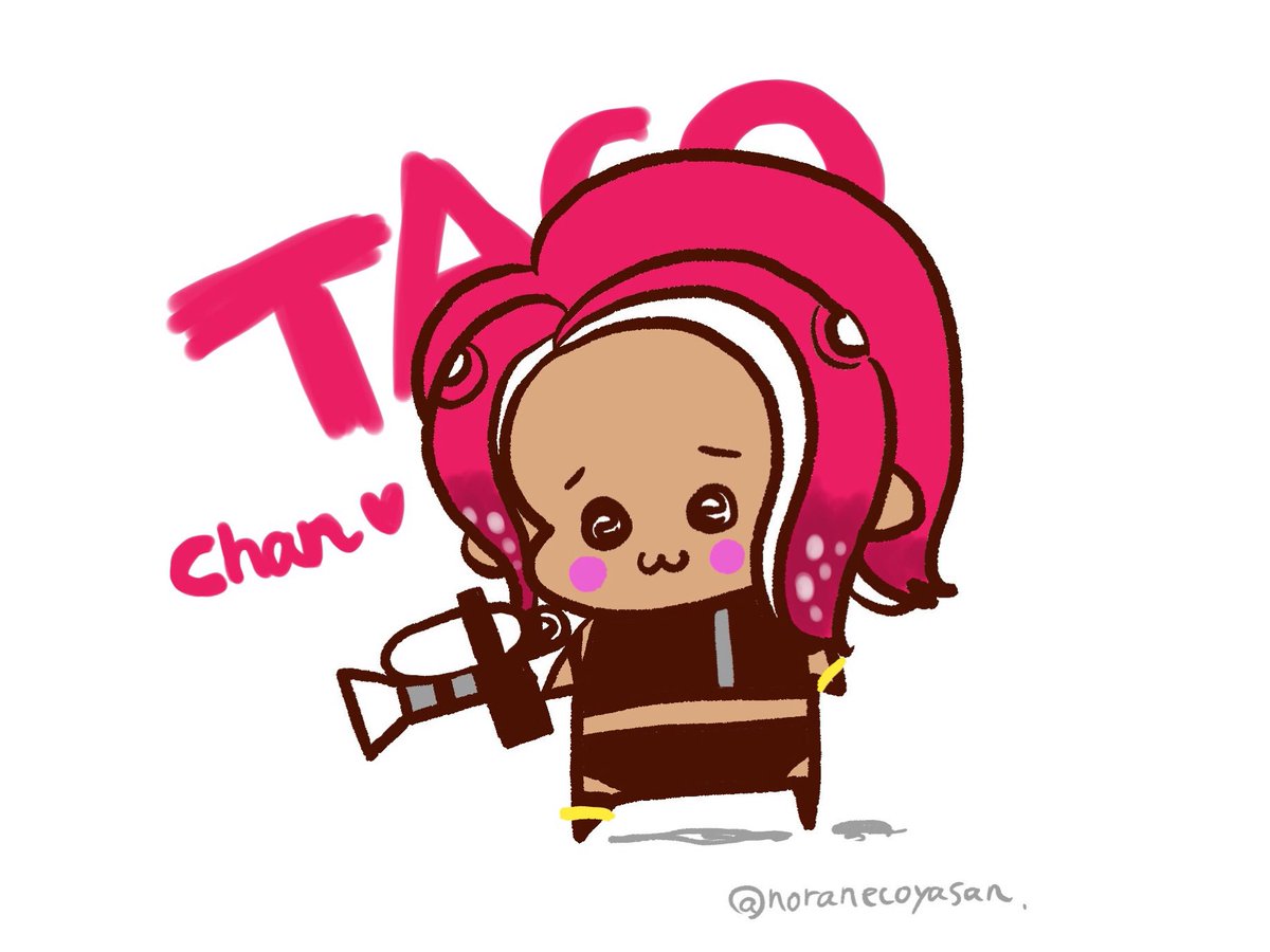 ノラネコさん 今日もタブレットでイラスト練習 タコガール イラスト スプラトゥーン2 Splatoon2 ノラネコさん 今日もタブレットでイラスト練習 タコガール イラスト スプラトゥーン2 Splatoon2