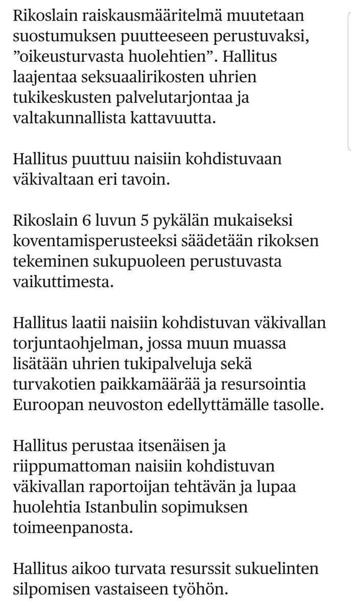 iiris_suomela's tweet photo. Olin oikeusvaltion kehittäminen -ryhmässä, joka tarttui yksimielisesti väkivallan torjumiseen ja yhdenvertaisuuden edistämiseen. Mukana on mm. #suostumus2018, Istanbulin sopimus sekä lähisuhdeväkivallan ja silpomisen torjuminen. #feminismi #hallitusohjelma https://t.co/VrrQx9qzg6