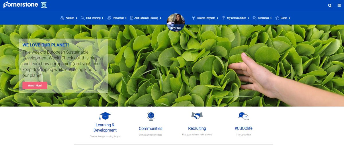 Yeah!!! My "Sustainable Playlist" featured in our employees portal! Learning from each other at its finest! BTW, we kicking off the #DigitalLearningEvent on the 10th of June! Get access for free and keep learning. Access it here 👉 lnkd.in/gjDSSh5