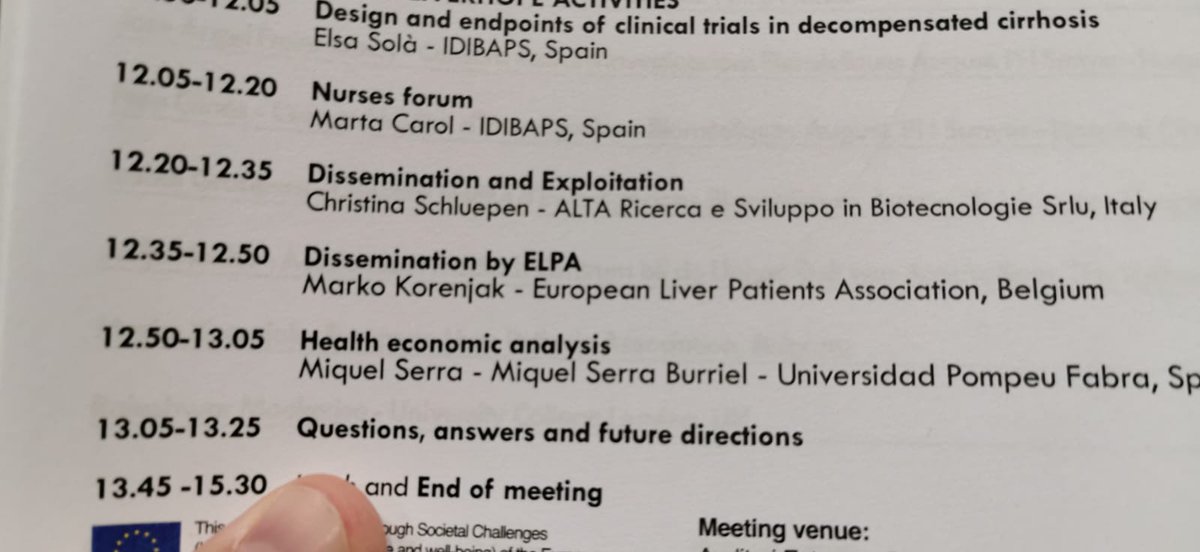 Prof. Pere Gines opens the @LiverHope_h2020 meeting in Barcelona. Excellent start new hope with new therapy for patients with decompensated #cirrosis #EndHep #HealthForAll in 🇪🇺 @Marko_Korenjak @ASSCATINFORMA @EU_Health @V_Andriukaitis @WHO_Europe @Moedas @ECDC_HIVAIDS @ECDC_EU