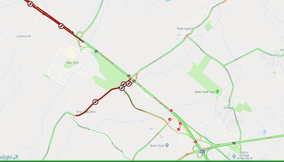 Cambs_Traffic's tweet photo. ⚠️ #DryDrayton - LONG DELAYS for traffic heading towards the #A14 and towards #Oakington due to roadworks. Please allow extra time for your journey. https://t.co/6UXuDlelPf