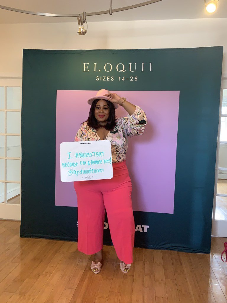 SheGoesByLoLo's tweet photo. #ModelThat Monday: A Recap of My Weekend with Eloquii https://t.co/eVvFmyIktC https://t.co/j3Qs0wYIfM