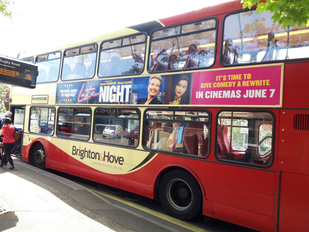 stephens_ben's tweet photo. Coincidentally passed by this bus while listening to @DeborahFW interviewing Emma Thompson on @GuiltFemPod. Promotional serendipity disrupts the patriarchy. https://t.co/SWXfGeE3pX