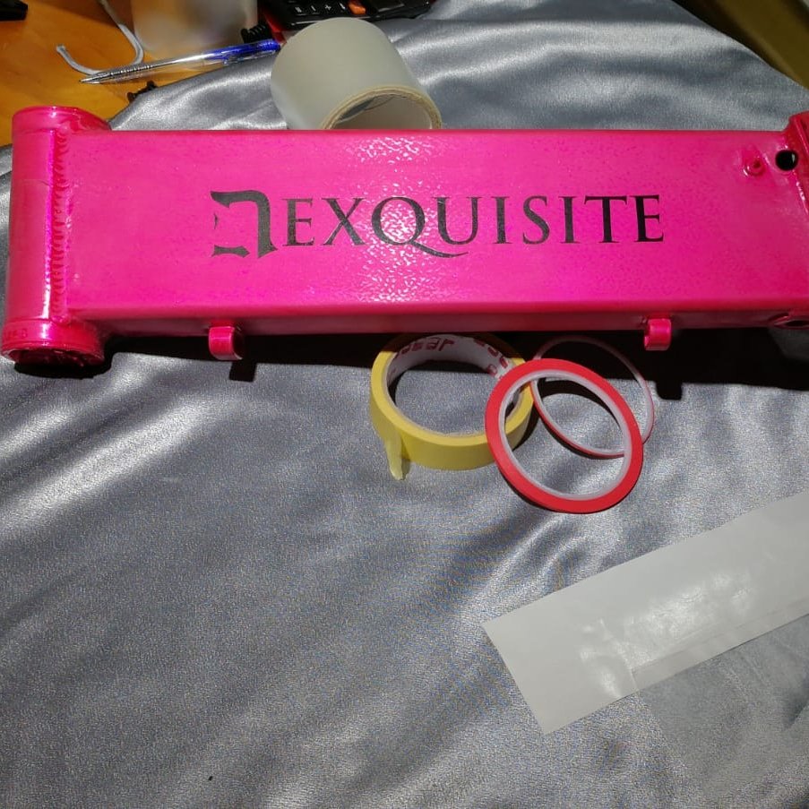 DXEBIKE behind the scenes: Neon Pink awaiting the glitter coating!

We are doing our part by giving away our DXEBIKE &amp; awesome Merchandise back to the community!
Sign up link below!
wn.nr/M3hdUp 
Join Our Waiting List!
#dxebike #smartbike #selfcharging #ecofriendly