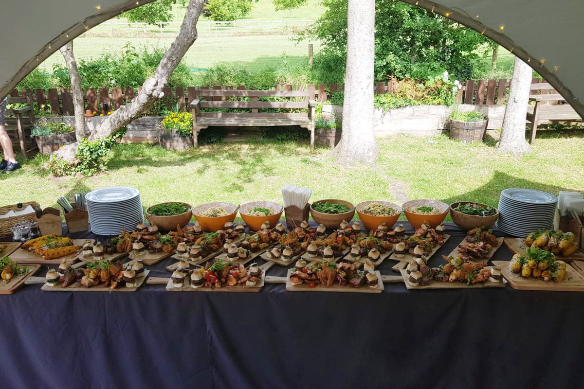 BarabikuOutdoor's tweet photo. We're so chuffed to be part of Zoe and Darren's big day! Last weekend we worked with @OldCrownKelston to host an epic wedding reception and served delicious BBQ deli boards, along with a hog roast. We wish them both a very happy future together. https://t.co/YrRElomWqY  #BBQ https://t.co/gXiiHdlijT