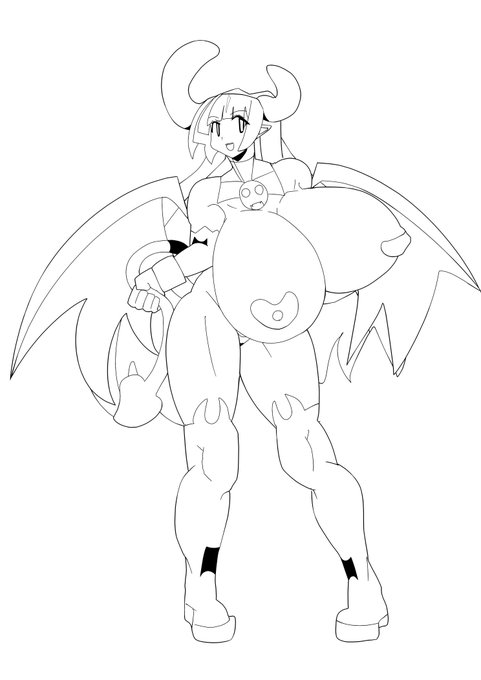 ディスガイア 夜魔族～
#絵 #イラスト #illust 