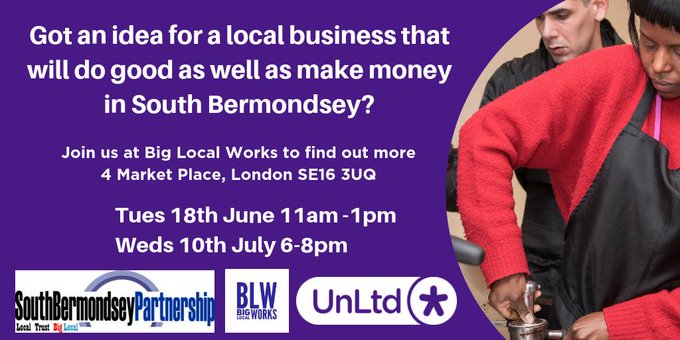 Calling all Social Entrepreneurs in South Bermondsey