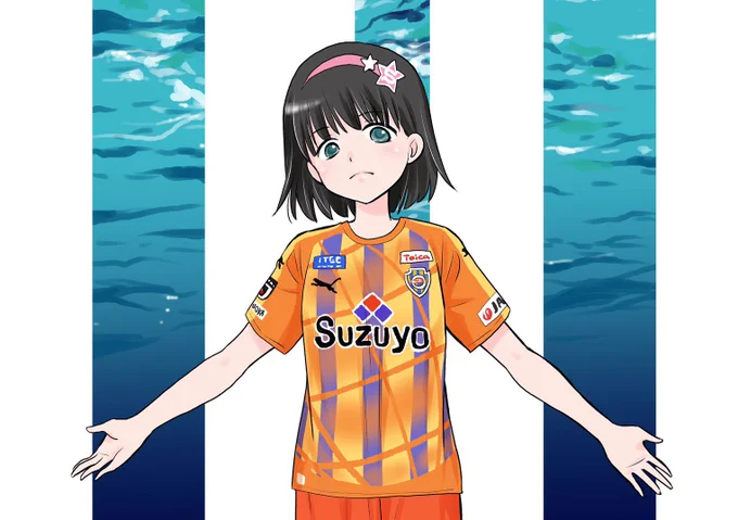 早く記念ユニフォーム着たいなー!??

#spulse #エスパルス #清水エスパルス 
