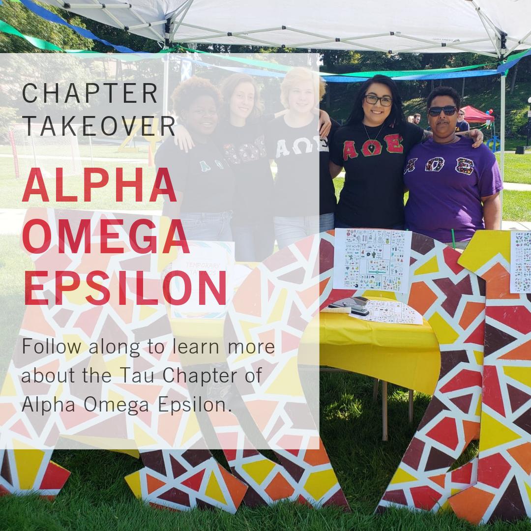 Our next chapter takeover is Alpha Omega Epsilon. Follow along to learn more about @RPIAOE