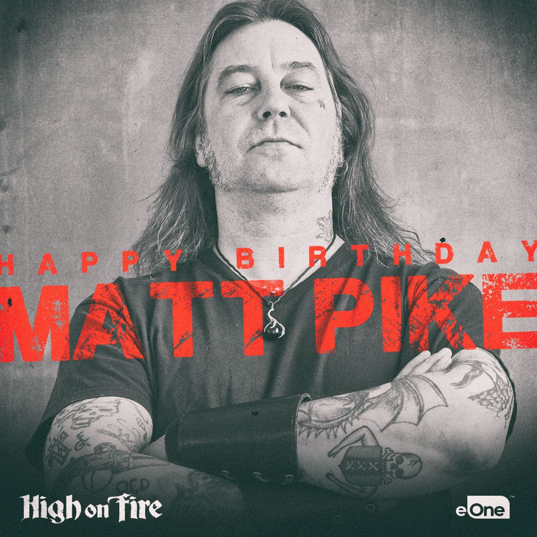 Happy Birthday to Matt Pike of Which track are you cranking to celebrate? 