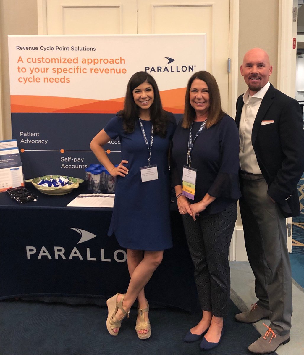 ParallonConnect's tweet photo. Proud dinner sponsor of the @AlabamaHFMA Annual Institute. Stop by our booth this morning to say hi to Ashley, Mitzi and Jim, and attend our session on #PriceTransparency. #ALHFMA #DY2M https://t.co/ZAaLZWP3sM