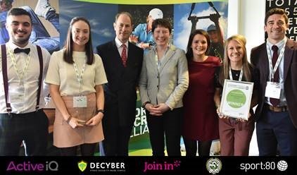 NorthUniSport's tweet photo. We'd like to share this picture for @NCVOvolunteers #VolunteersWeek of being awarded the @sportrectweets  Volunteering Award 2019 - we were so proud to be presented with this award and it is testament to the amazing work of our Sport Volunteers and Partners 🎉 https://t.co/rYACvAH2uK
