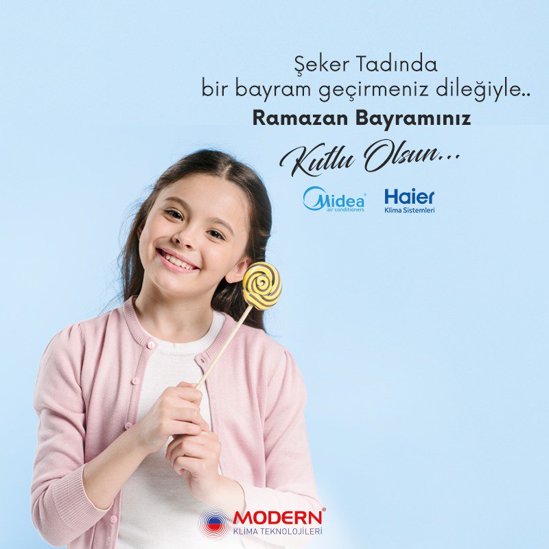 modernklima's tweet image. Şeker tadında bir bayram geçirmeniz dileğiyle... Ramazan bayramınız kutlu olsun.

#modernklimateknolojileri #modernklima #ramazanbayramı #midea #haier