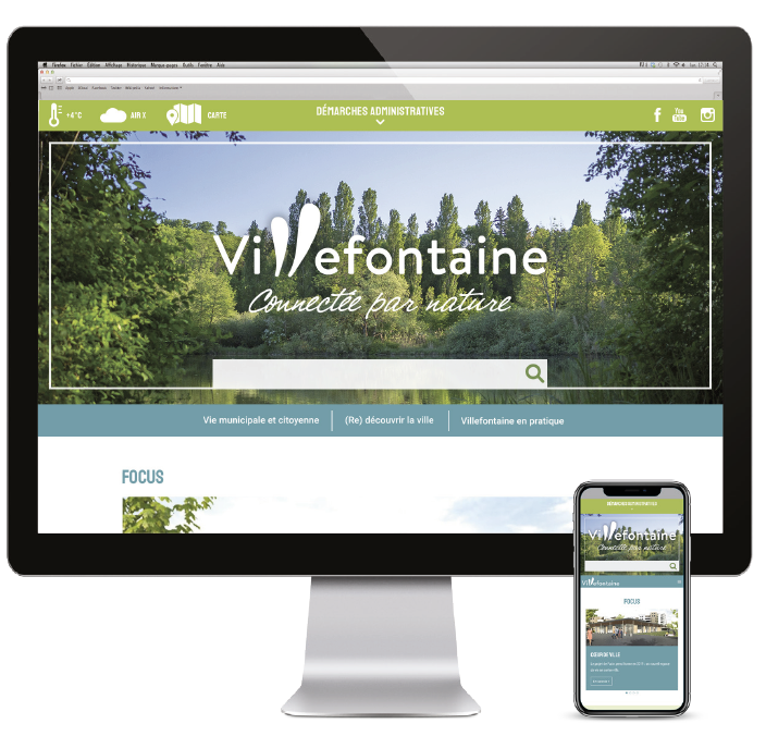 resonancecom's tweet photo. Nous sommes heureux d'avoir accompagné la Ville de #Villefontaine dans sa stratégie de comm' et d'avoir imaginé et développé son nouveau site web https://t.co/a9sOEJqHGn, à noter: le logo a été lifté + nous avons imaginé la nouvelle signature de la ville : "Connectée par nature" https://t.co/I04M1YQ6oH