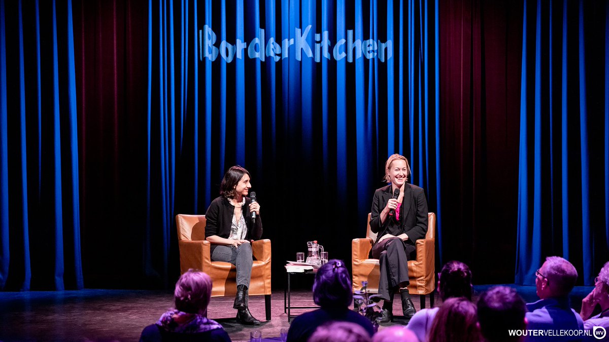 Thanks to everyone who joined us for our BorderKitchen with Ottessa Moshfegh last week! (picture © @WouterVellekoop)