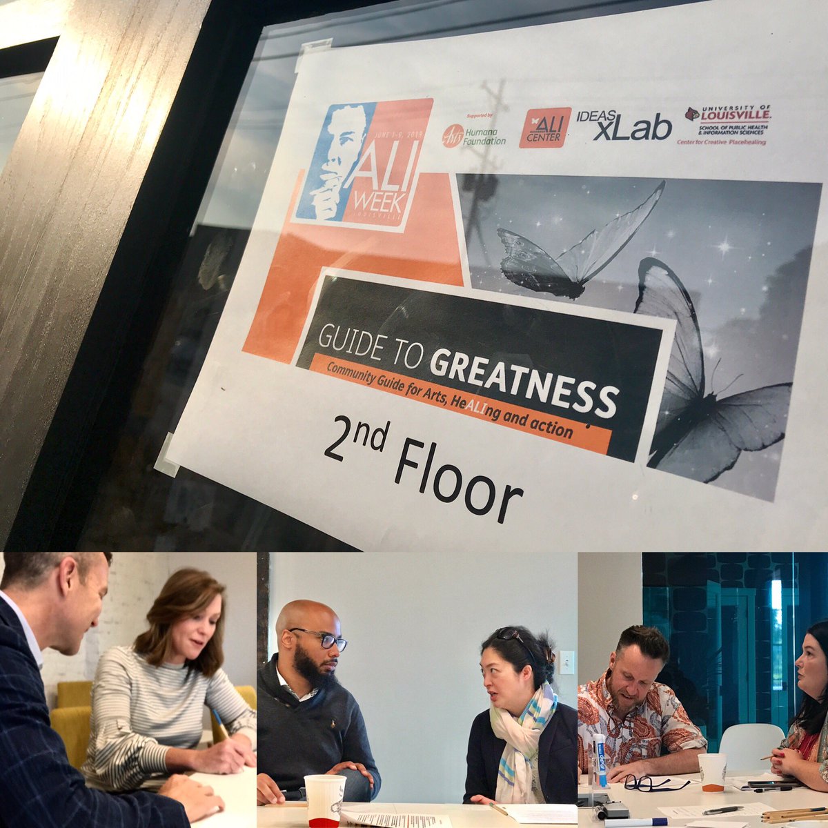 ideasxlab's tweet photo. Thx to everyone who joined us at Story for our #GuideToGreatness ☕️ and We are Worthy! activity as part of #AliWeek 🥊 the Guide will be available for FREE this week https://t.co/MPIx77Zwu0 @FundfortheArts @AliCenter @ULCCP @Greendrv @christenboone #WorthyofEverything https://t.co/v0RDItzIP2