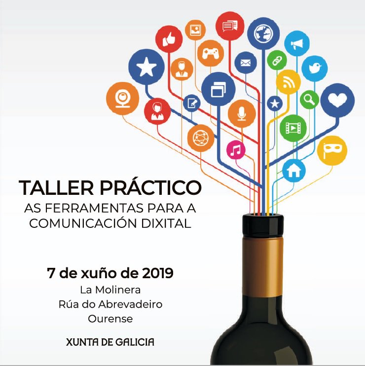 🔊 TALLER PRÁCTICO – As ferramentas para a comunicación dixital  - 📅 VIERNES 7 de JUNIO de 09:00 a 14:00 h - ✍🏻 INSCRIPCIONES: lamolinera.net/actividad/tall… - #Ourense #LaMolineraMola