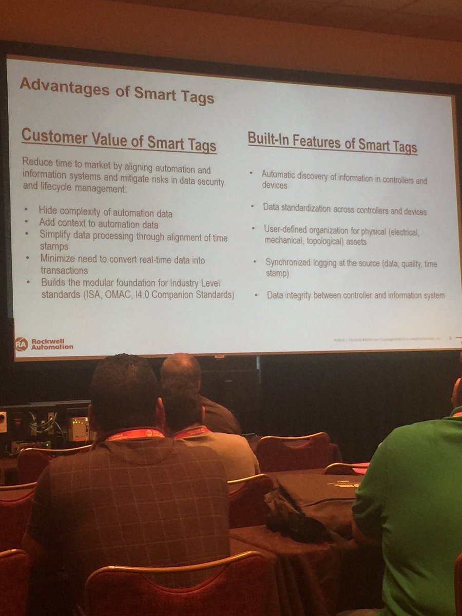 CraigDResnick's tweet photo. @arc_advisory #ROKLive @ROKAutomation with rapid growth of #edge and #edge #devices smart #tags play critical role in #information #integration and #analytics, another example of #IT #OT #convergence #data #aggregtion and #standardization to ensure #data #integrity @arc_advisory https://t.co/yZRkPXBmzm