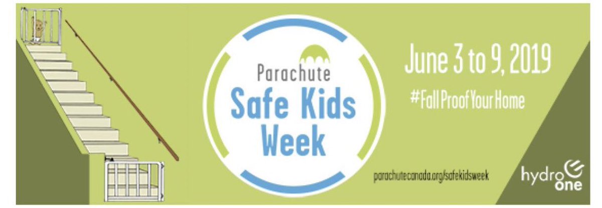Safety_Village's tweet image. 🗣Today is our kick off event for @ParachuteCanada Safe Kids Week June 3 to 9. Learn how you can get involved: parachutecanada.org/safekidsweek #FallProofYourHome #SKW2019