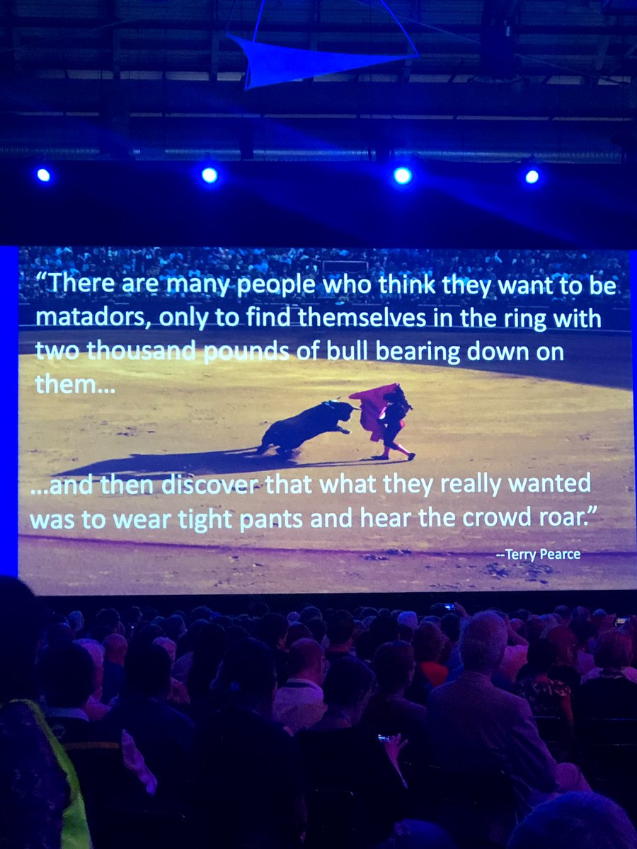 Great speech on Leadership by Steve Farber from The Leadership Institute during the General Session on Day 2 of the Rotary International Convention. #rotary19
