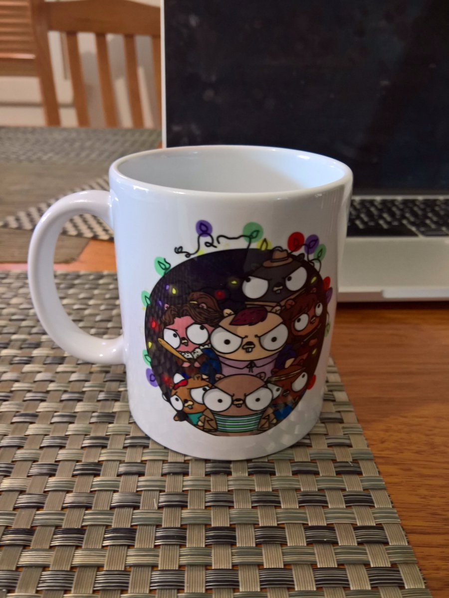 ILovePinball's tweet photo. My new coffee mug - maybe hot chocolate when watching S T https://t.co/t20MnJfRGu