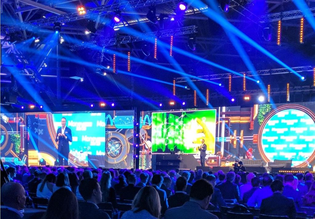 Ralph Hamers, <a href="/ING_news/">ING</a> CEO, discusses the bank of the future and explains the key to success going forward will be open innovation and an open platform - points to @getyolt that now has around 1 million users... #M2020EU #Money2020