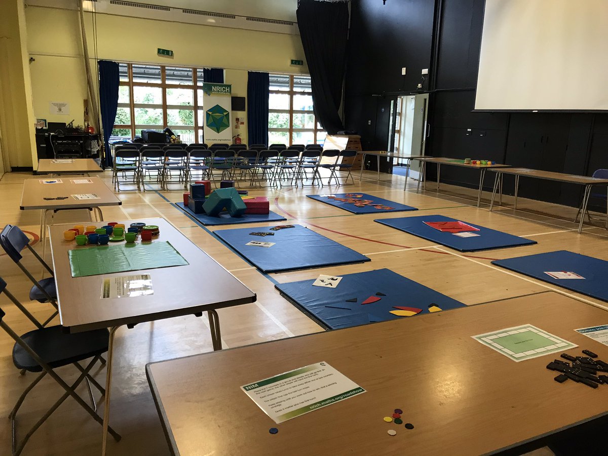 MathsRoadshow's tweet photo. The @nrichmaths @MathsRoadshow is back in London this week. @ButeHousePrep are hosting and have kindly invited another local school to bring their year 4s along. https://t.co/IE33N8TNgD