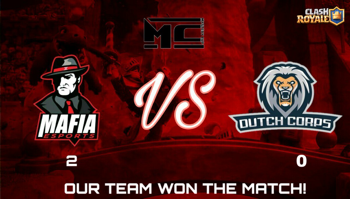 Good start for our #ClashRoyale team against @Dutch_Corps in <a href="/CupMystery/">MysteryTeaCup</a> Group Stage!

Now it's time to focus on the next round!

#GoMafia🔫 #ClashRoyale #Esports
