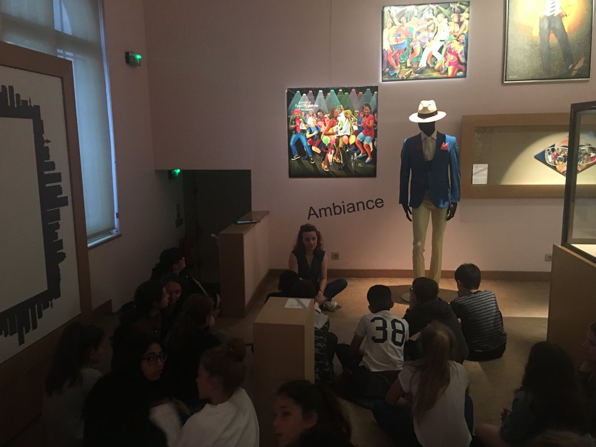 Visite commentée de l’exposition Congo au musée de arts d’Afrique et d’Asie #projetREP#liaisonCM2/6em#ecoleLiandonCUSSET#Cusset