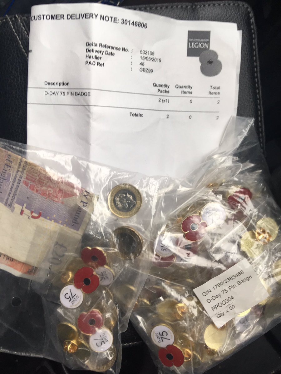 We are Selling the D day commemoration badges only 3 pounds each official seller for the wall British Legion