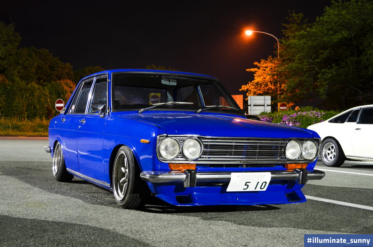 Illuminate Sunny Blue Bird 19年5月4日 三重県某所 Illuminate Sunny Nissan Nissanbluebird Bluebird Datsun Datsunbluebird ダットサン 日産 日産ブルーバード ブルーバード P510 510ブルーバード Sss 旧車 シャコタン Shakotan