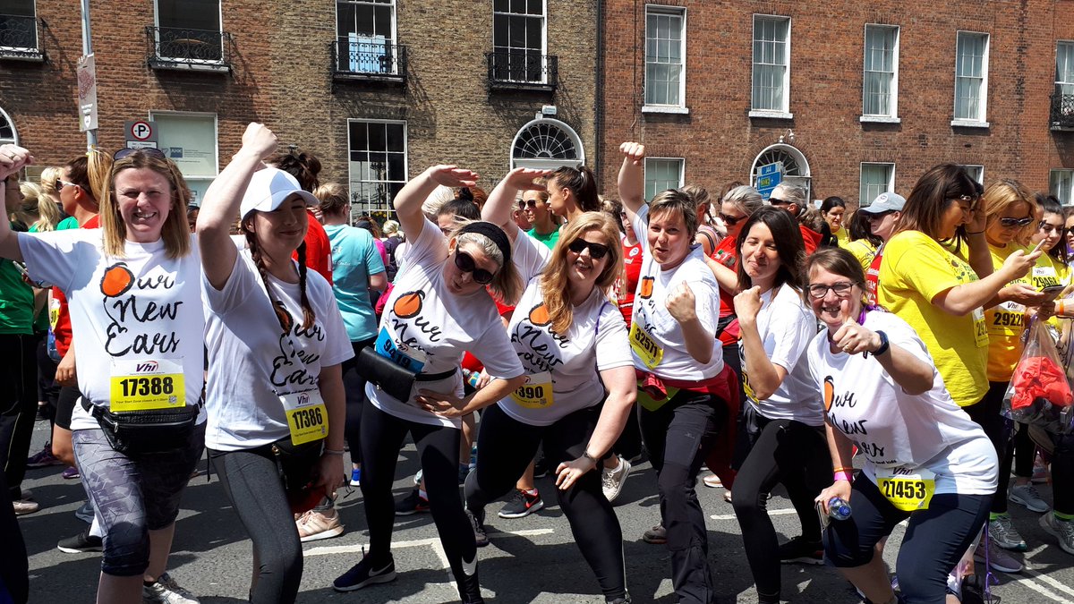 MISC78383433's tweet image. #VhiWMM what a fantastic day taking part in the Women&apos;s Mini Marathon with the girls from Our New Ears group