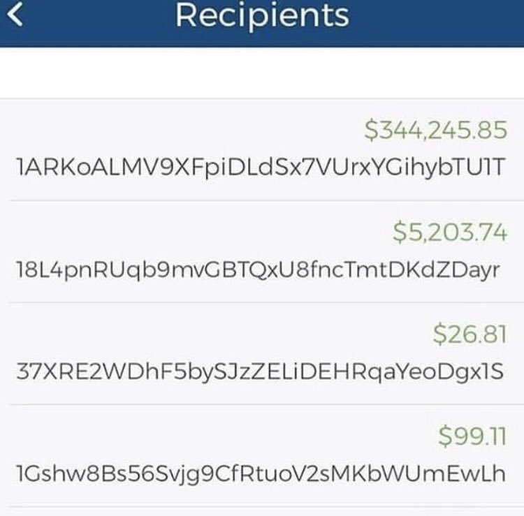 Lisamarullo's tweet photo. Pay day for some clients,
Invest and make 100% profit on ur cryptocurrency, Profit is due in 2 days for investments above 0.1 bitcoin.
#crypto #bitcoin #fastmoney #eth #makemoney #doublebitcoin #triplebitcoin https://t.co/kROrZ7XA7h