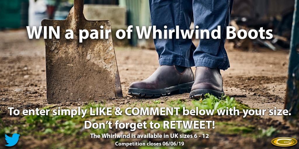 June competition and Father's Day is coming up... we are giving away the perfect boots that would be a great gift. #Whirlwind #Grubs #Giveaway