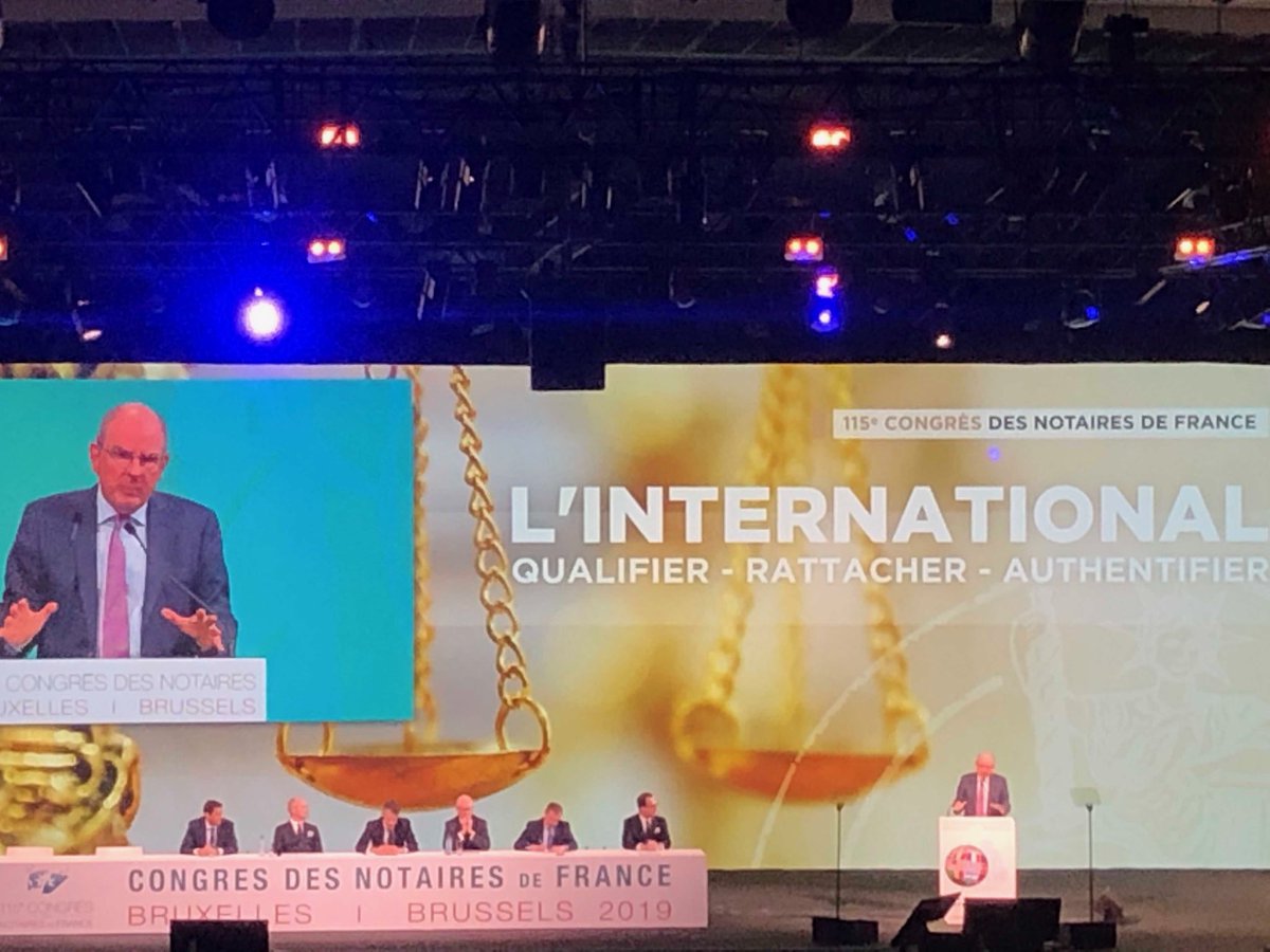 Où sont les femmes? 
Très heureuse d’assister au Congrès des Notaires de France à Bruxelles, consacré cette année à l’International. #CongresNotaires #International #notariat