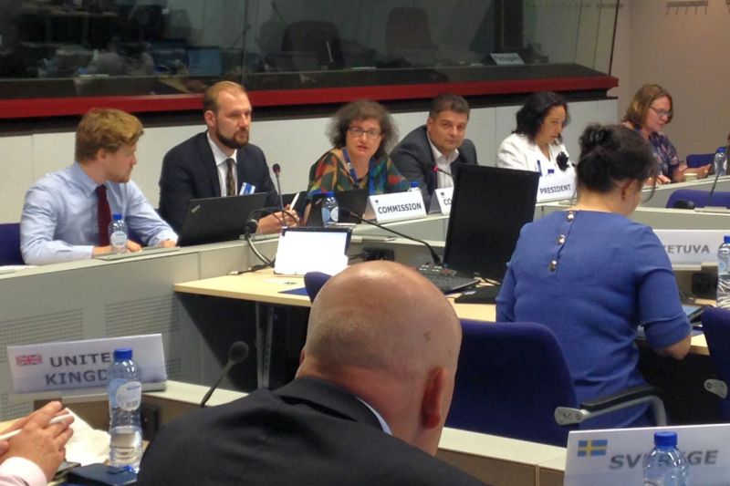 EUHomeAffairs's tweet photo. Floriana Sipala @EUHomeAffairs in Brussels addressing a meeting of #ENAA delegates - the European Network on the Administrative Approach - part of a multidisciplinary effort to make an impact on cross-border organised crime. Learn more: https://t.co/JDKrTDNpzO 
@EUCPN #EUprotects https://t.co/3gX4etLFWM